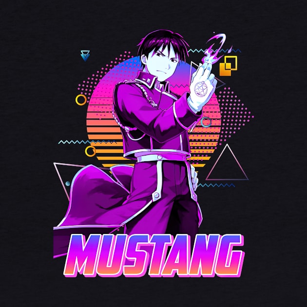 Roy Mustang Retro Art by eldridgejacqueline